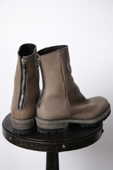 画像2:  Thee OLD CIRCUS　 L631-4002　 Velvet Oil Steer・Two Peace Drape BACK ZIP BOOTS　 EQUINOX　  (2)