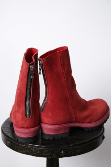 画像2:  Thee OLD CIRCUS　 L631-4002　 Velvet Oil Steer・Two Peace Drape BACK ZIP BOOTS　 EQUINOX　  (2)