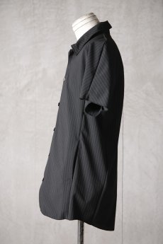 画像6:  Wir Lineal　 FL727-W134　 Inorganic DRESS SHIRTS HALF SLEEVE #1 / Dress P2S #1 cloth / Flussoberfläche　  (6)