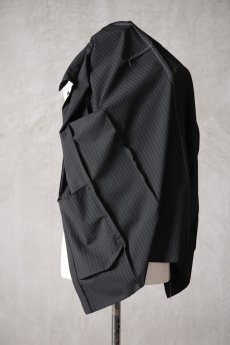 画像11:  Wir Lineal　 FL727-W134　 Inorganic DRESS SHIRTS HALF SLEEVE #1 / Dress P2S #1 cloth / Flussoberfläche　  (11)