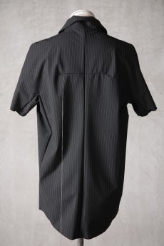 画像10:  Wir Lineal　 FL727-W134　 Inorganic DRESS SHIRTS HALF SLEEVE #1 / Dress P2S #1 cloth / Flussoberfläche　  (10)