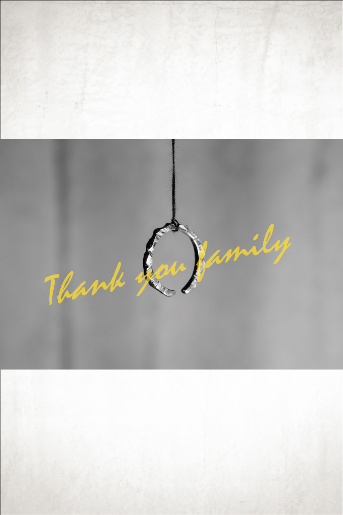 1/100 Thank you FAMILY _ しれっと重大発表